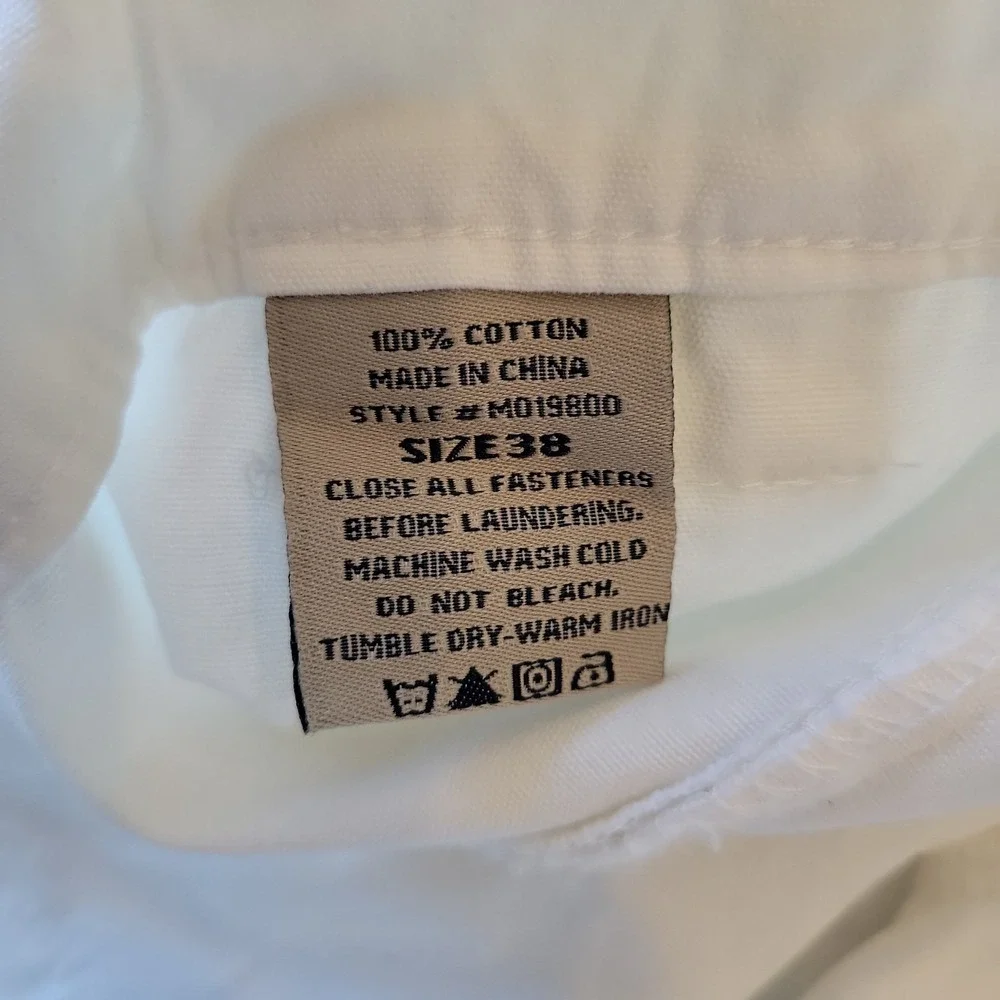 NWT Hook & Tackle Beer Can Island Shorts Men's 38 White Stretch - Read Descript